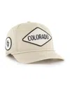 47 Brand Men's And Women's Cream Colorado Buffaloes Outdoorsmen Cairn Hitch Adjustable Hat In Neutral