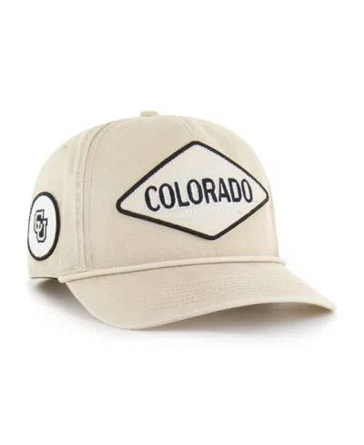 47 Brand Men's And Women's Cream Colorado Buffaloes Outdoorsmen Cairn Hitch Adjustable Hat In Neutral