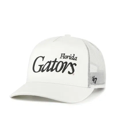 47 Brand Men's And Women's Cream Florida Gators Foundation Script Adjustable Trucker Hat