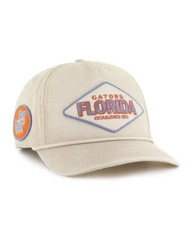 47 Brand Men's And Women's Cream Florida Gators Outdoorsmen Cairn Hitch Adjustable Hat In Neutral