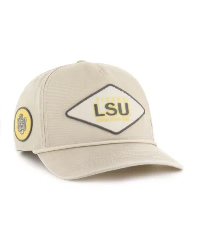 47 Brand Men's And Women's Cream Lsu Tigers Outdoorsmen Cairn Hitch Adjustable Hat In Neutral