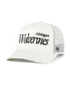 47 Brand Men's And Women's Cream Michigan Wolverines Foundation Script Adjustable Trucker Hat
