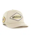 47 Brand Men's And Women's Cream Missouri Tigers Outdoorsmen Cairn Hitch Adjustable Hat In Neutral