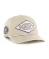 47 Brand Men's And Women's Cream Navy Midshipmen Outdoorsmen Cairn Hitch Adjustable Hat In Neutral