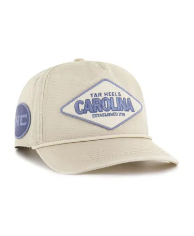 47 Brand Men's And Women's Cream North Carolina Tar Heels Outdoorsmen Cairn Hitch Adjustable Hat In White