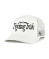 47 Brand Men's And Women's Cream Notre Dame Fighting Irish Foundation Script Adjustable Trucker Hat