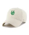 47 Brand Men's And Women's Cream Oregon Ducks Luminance Mellow Clean Up Adjustable Hat In White