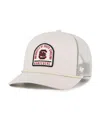 47 Brand Men's And Women's Cream South Carolina Gamecocks Core Inline Gravestone Adjustable Trucker Hat In Neutral