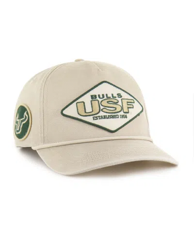 47 Brand Men's And Women's Cream South Florida Bulls Outdoorsmen Cairn Hitch Adjustable Hat In Neutral