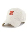 47 Brand Men's And Women's Cream Syracuse Orange Luminance Mellow Clean Up Adjustable Hat In White