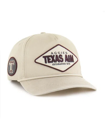 47 Brand Men's And Women's Cream Texas A&m Aggies Outdoorsmen Cairn Hitch Adjustable Hat In Neutral