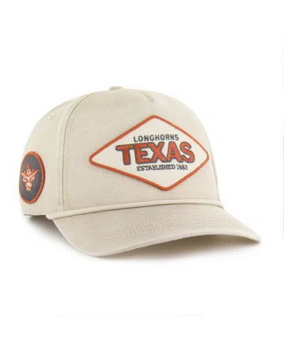 47 Brand Men's And Women's Cream Texas Longhorns Outdoorsmen Cairn Hitch Adjustable Hat In Neutral