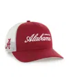 47 Brand Men's And Women's Crimson Alabama Crimson Tide Contemporary Basics Foundation Trucker Hitch Adjustab In Multi