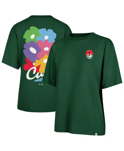47 Brand Men's And Women's Dark Green Chicago Cubs Gallery Foundation T-shirt
