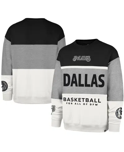 47 Brand Men's And Women's Gray Dallas Mavericks 2024/25 City Edition On Five Maximalist Pullover Sweatshirt