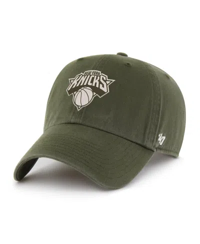 47 Brand Kids' Men's And Women's Green New York Knicks Color Pack Clean Up Adjustable Hat