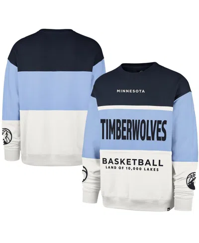 47 Brand Men's And Women's Light Blue Washington Wizards 2024/25 City Edition On Five Maximalist Pullover Swe