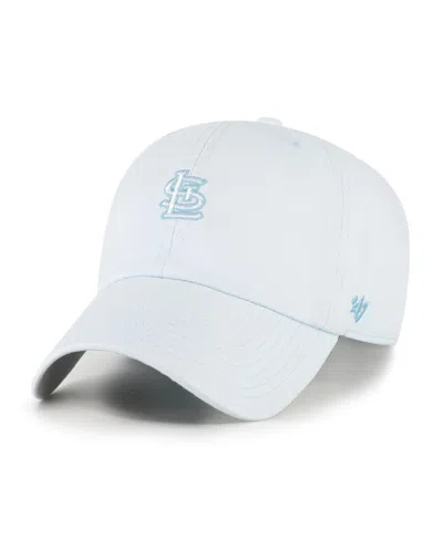 47 Brand Men's And Women's Light Blue St. Louis Cardinals Pastel Clean Up Adjustable Hat