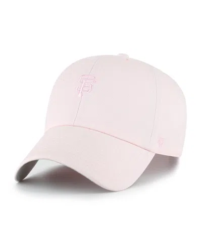47 Brand Men's And Women's Light Pink San Francisco Giants Pastel Clean Up Adjustable Hat