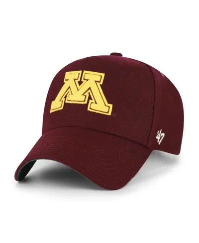 47 Brand Men's And Women's Maroon Minnesota Golden Gophers Collections Golden Age Offside Dt Adjustable Hat In Brown