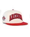 47 Brand Men's And Women's Natural Arizona Wildcats Crossover Off Hand Captain Adjustable Hat In Neutral