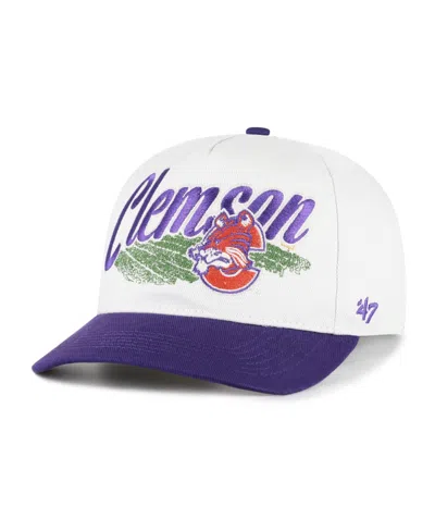 47 Brand Men's And Women's Natural Clemson Tigers Saturday Capsule Enfield Hitch Adjustable Hat