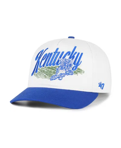 47 Brand Men's And Women's Natural Kentucky Wildcats Saturday Capsule Enfield Hitch Adjustable Hat