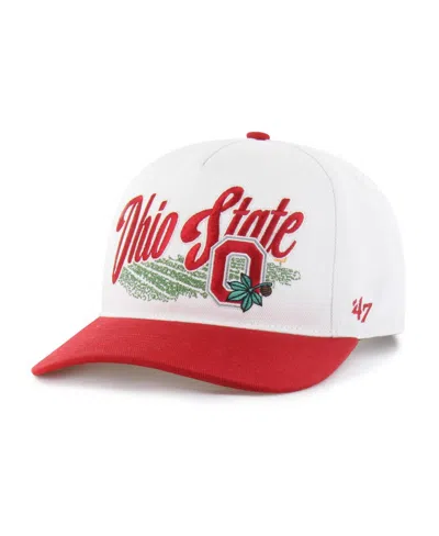 47 Brand Men's And Women's Natural Ohio State Buckeyes Saturday Capsule Enfield Hitch Adjustable Hat