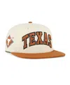 47 Brand Men's And Women's Natural Texas Longhorns Crossover Off Hand Captain Adjustable Hat In Brown