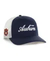 47 Brand Men's And Women's Navy Auburn Tigers Contemporary Basics Foundation Trucker Hitch Adjustable Hat In Blue