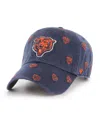 47 Brand Men's And Women's Navy Chicago Bears Confetti Clean Up Adjustable Hat In Blue