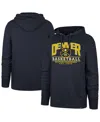 47 Brand Men's And Women's Navy Denver Nuggets Good Call Headline Pullover Hoodie In Navy