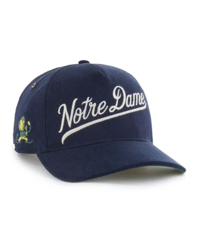 47 Brand Men's And Women's Navy Notre Dame Fighting Irish Collections Golden Age Corduroy Hitch Adjustable Ha In Blue