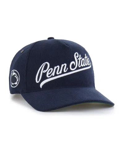 47 Brand Men's And Women's Navy Penn State Nittany Lions Collections Golden Age Corduroy Hitch Adjustable Hat In Blue