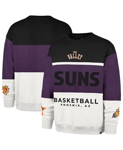 47 Brand Men's And Women's Purple Phoenix Suns 2024/25 City Edition On Five Maximalist Pullover Sweatshirt In Multi