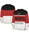 47 Brand Men's And Women's Red Houston Rockets 2024/25 City Edition On Five Maximalist Pullover Sweatshirt In Red