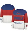 47 Brand Men's And Women's Red Philadelphia 76ers 2024/25 City Edition On Five Maximalist Pullover Sweatshirt In Multi