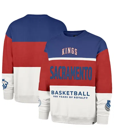 47 Brand Men's And Women's Red Sacramento Kings 2024/25 City Edition On Five Maximalist Pullover Sweatshirt In Multi