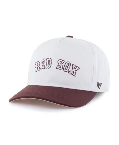 47 Brand Men's And Women's Stone/burgundy Boston Red Sox Love Letter Adjustable Hitch Hat In Multi