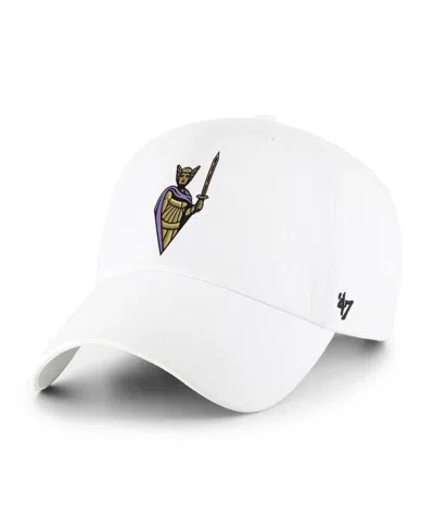 47 Brand Men's And Women's White Golden State Valkyries Logo Clean Up Adjustable Hat