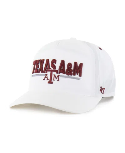 47 Brand Men's And Women's White Texas A&m Aggies Brrrâ° Expressway Hitch Adjustable Hat