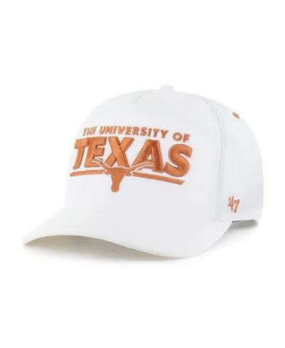 47 Brand Men's And Women's White Texas Longhorns Brrrâ° Expressway Hitch Adjustable Hat
