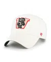 47 Brand Men's And Women's White Wisconsin Badgers Collections Golden Age Offside Dt Adjustable Hat In White