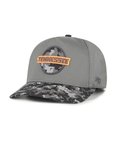 47 Brand Men's Anthracite/camo Tennessee Volunteers Smokey Grey Circle Hitch Adjustable Hat In Anthracite,camo