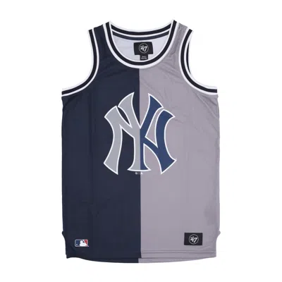 47 Brand Men's Basketball Tank Top Mlb Split Grafton Jersey Neyyan Fall Navy In Blue