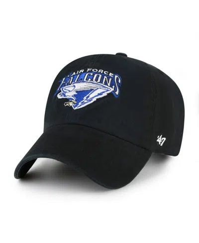47 Brand Men's Black Air Force Falcons Vault Clean Up Adjustable Hat