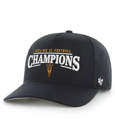 47 Brand Men's Black Arizona State Sun Devils 2024 Big 12 Football Conference Champions Hitch Adjustable Hat