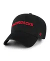 47 Brand Men's Black Arkansas Razorbacks Clean Up Adjustable Hat In Black