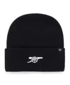 47 Brand Men's Black Arsenal Haymaker Cuffed Knit Hat In Black