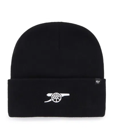 47 Brand Men's Black Arsenal Haymaker Cuffed Knit Hat
